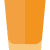 A simple, flat design illustration of a glass filled with orange-colored liquid, suggesting it is likely orange juice. The glass is shown on a plain background.