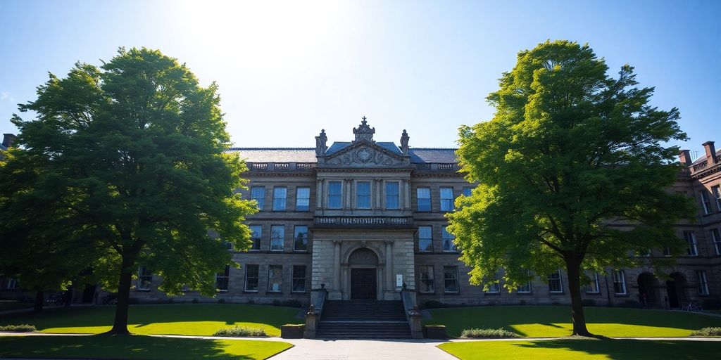 Trinity College Dublin building exterior.