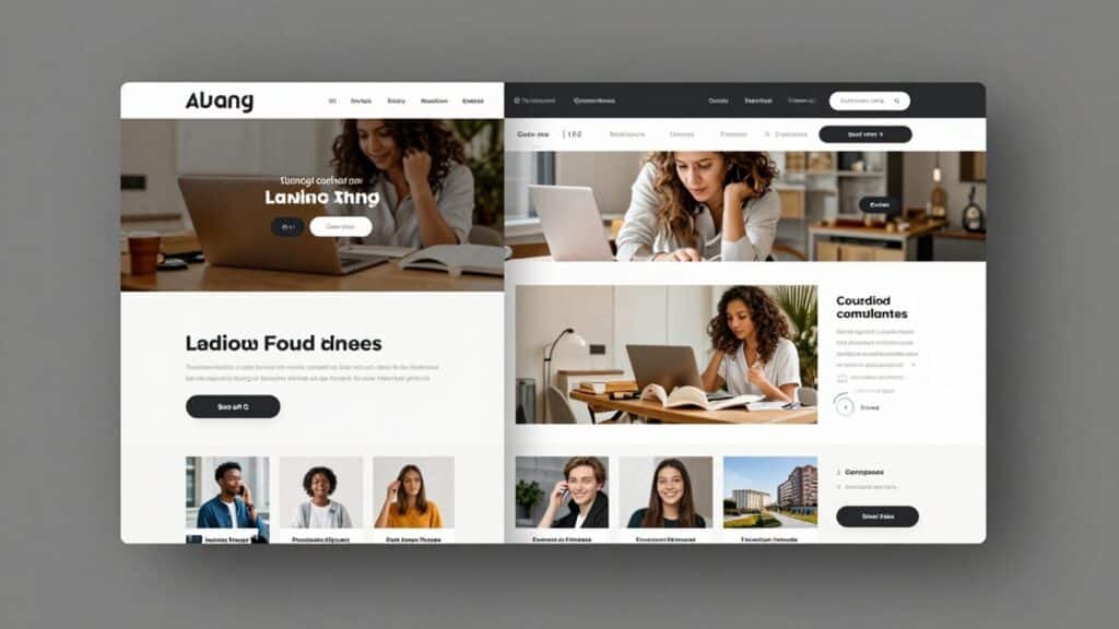 Landing page versus full website comparison for Irish businesses.