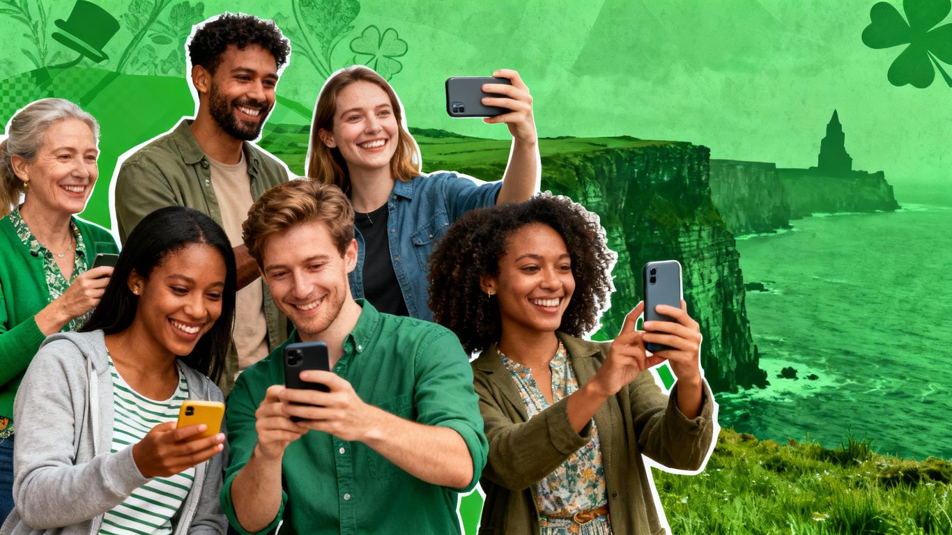 Customers creating content for Irish brands.
