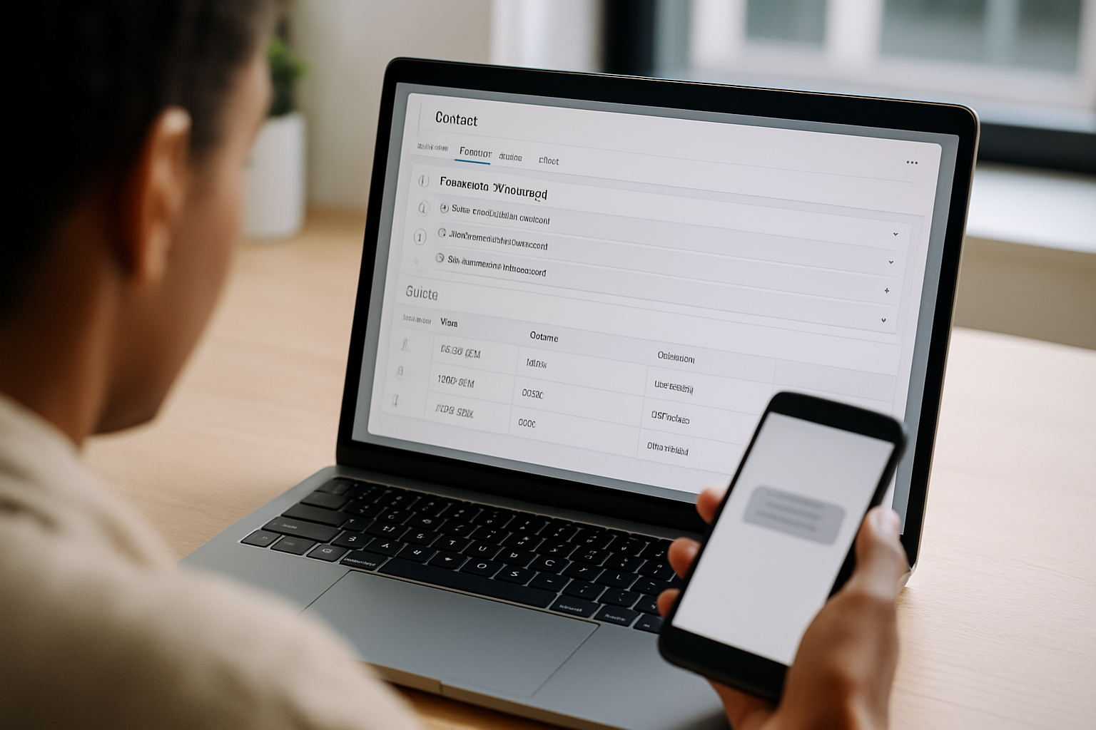 Content calendar and CRM screen showing automated SMS follow-up scheduled after a missed call to prevent missed call lead loss