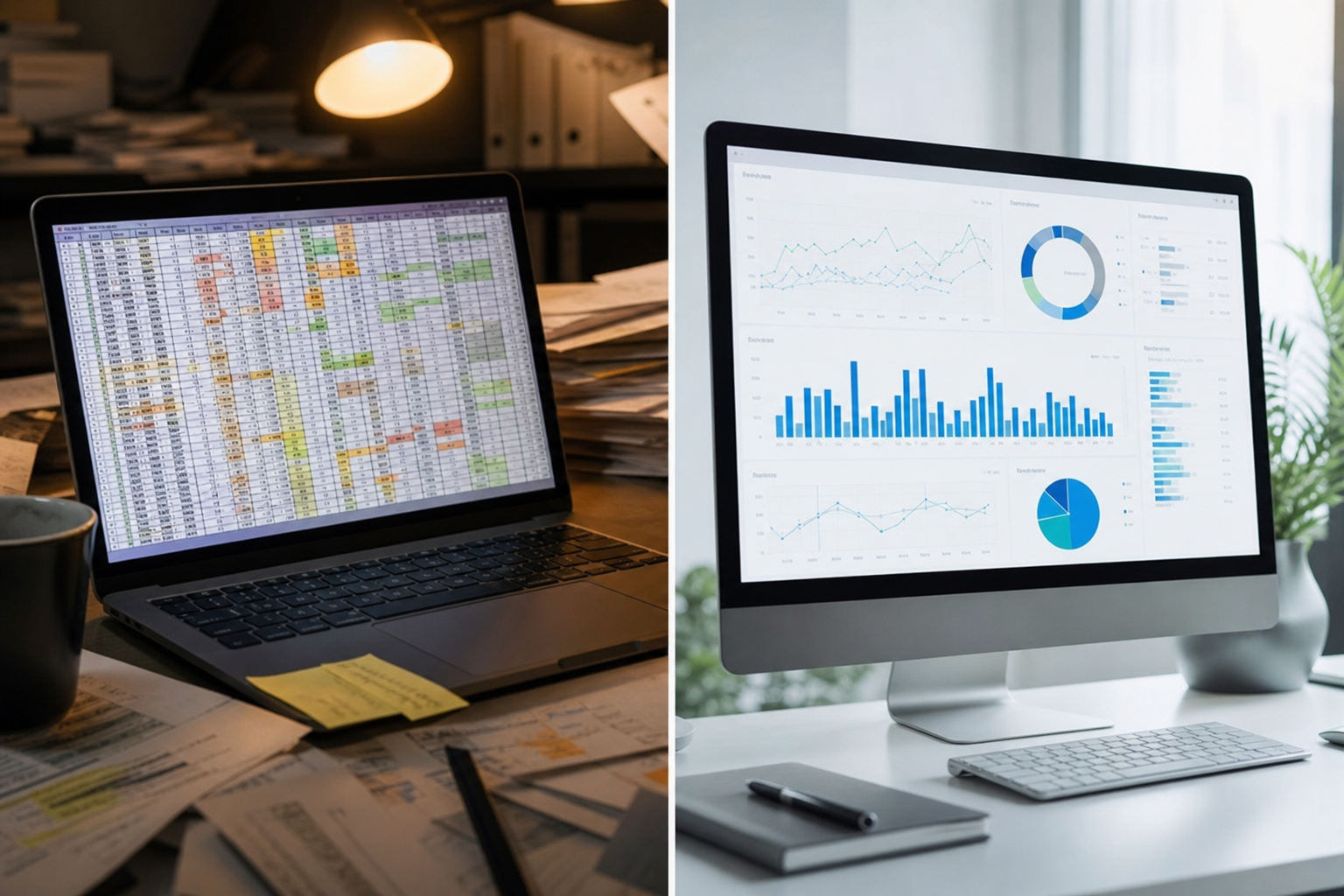 Red flags versus green flags when choosing a digital marketing agency in Ireland shown as a comparison